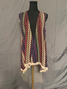 SELF ESTEEM Boho Open Tunic Size 1X